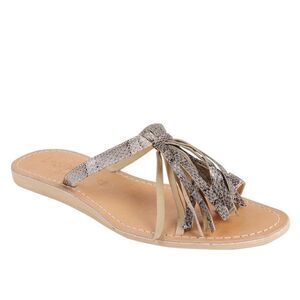 L Space Leather Fringe Sandal | Cocobelle size 8.5